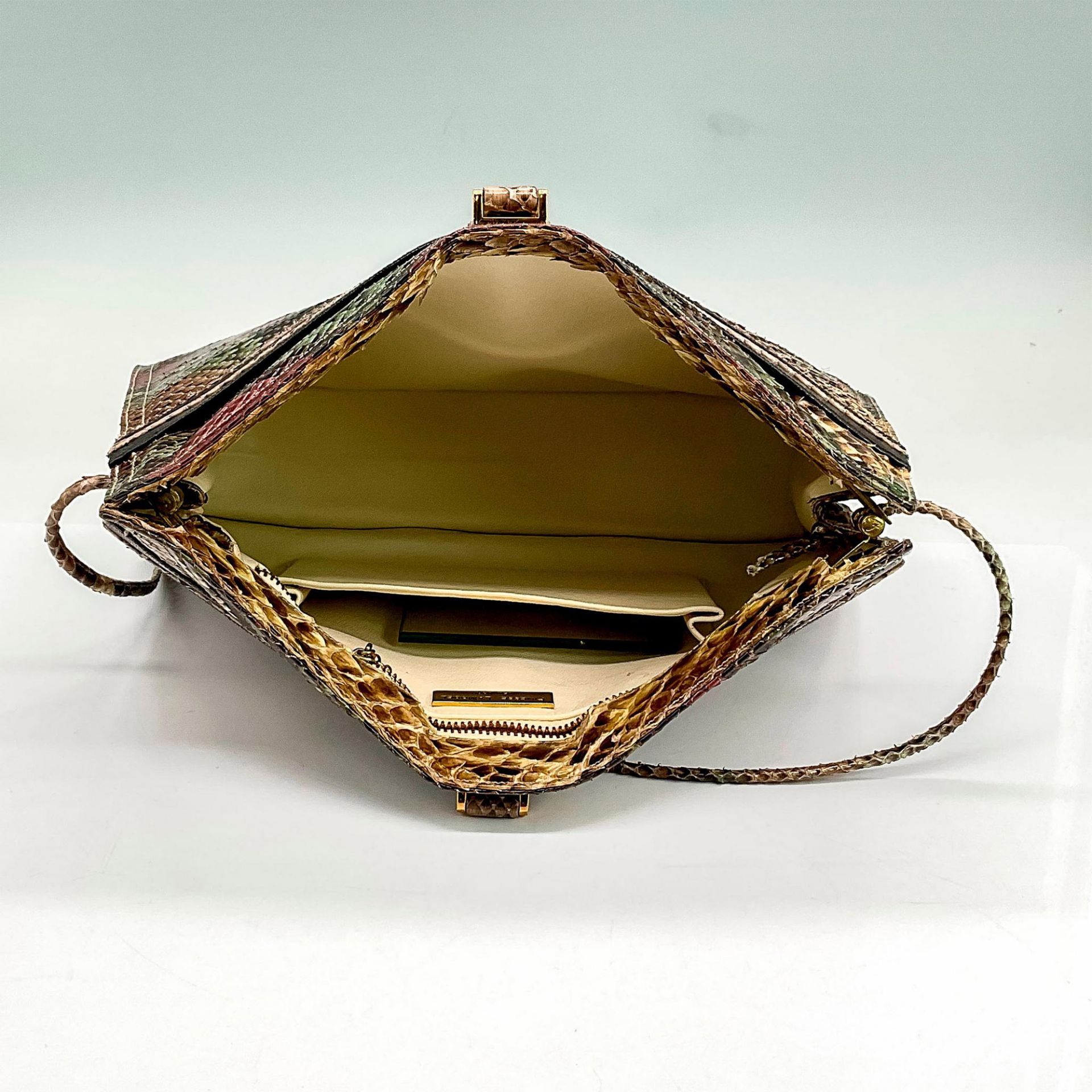 2pc Finesse La Model Snakeskin Handbags, Taupe and Multi-Color - Bild 9 aus 10