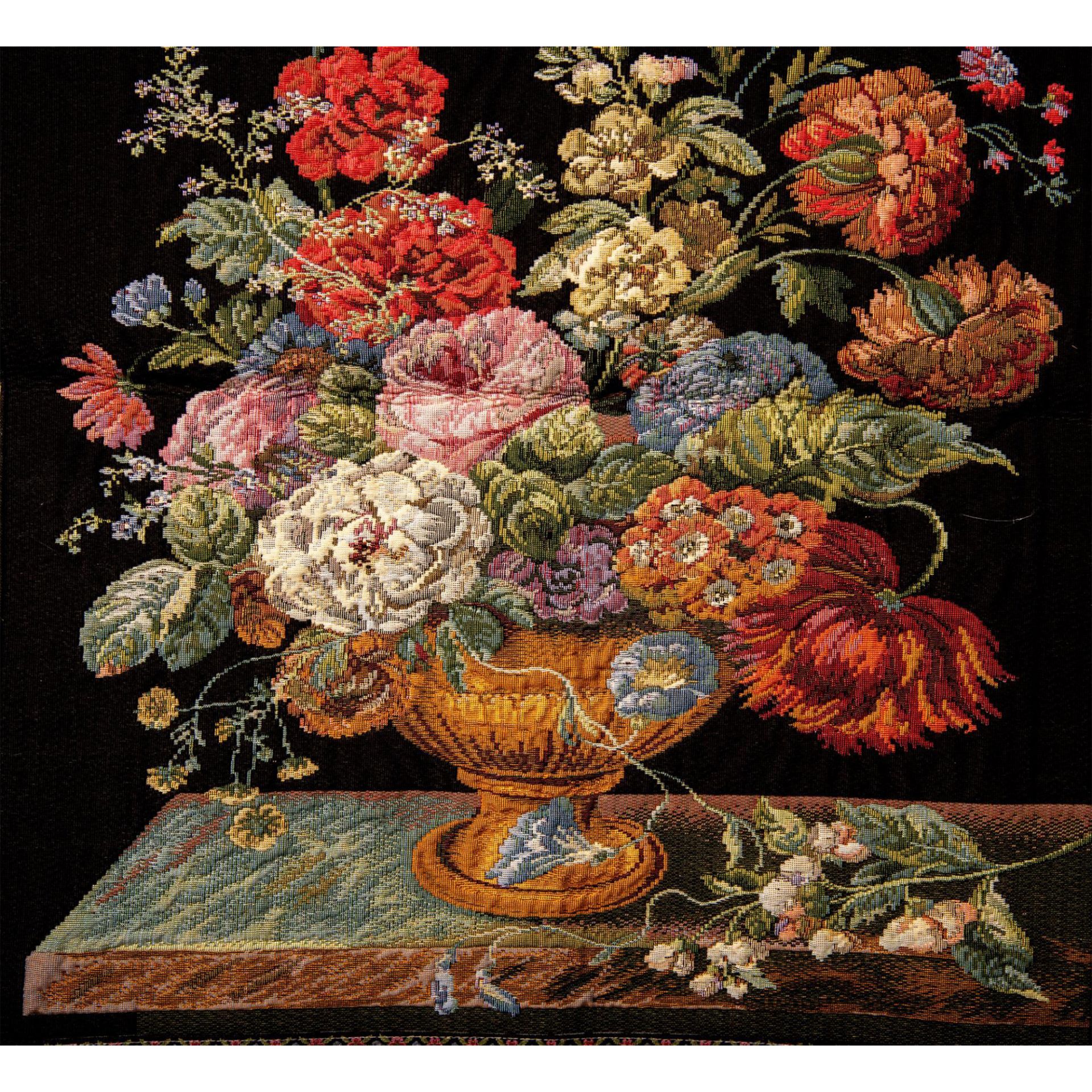 Tapisseries De Flandres Flemish Floral Tapestry - Bild 2 aus 4