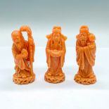 3pc Chinese Resin Sanxing Figures