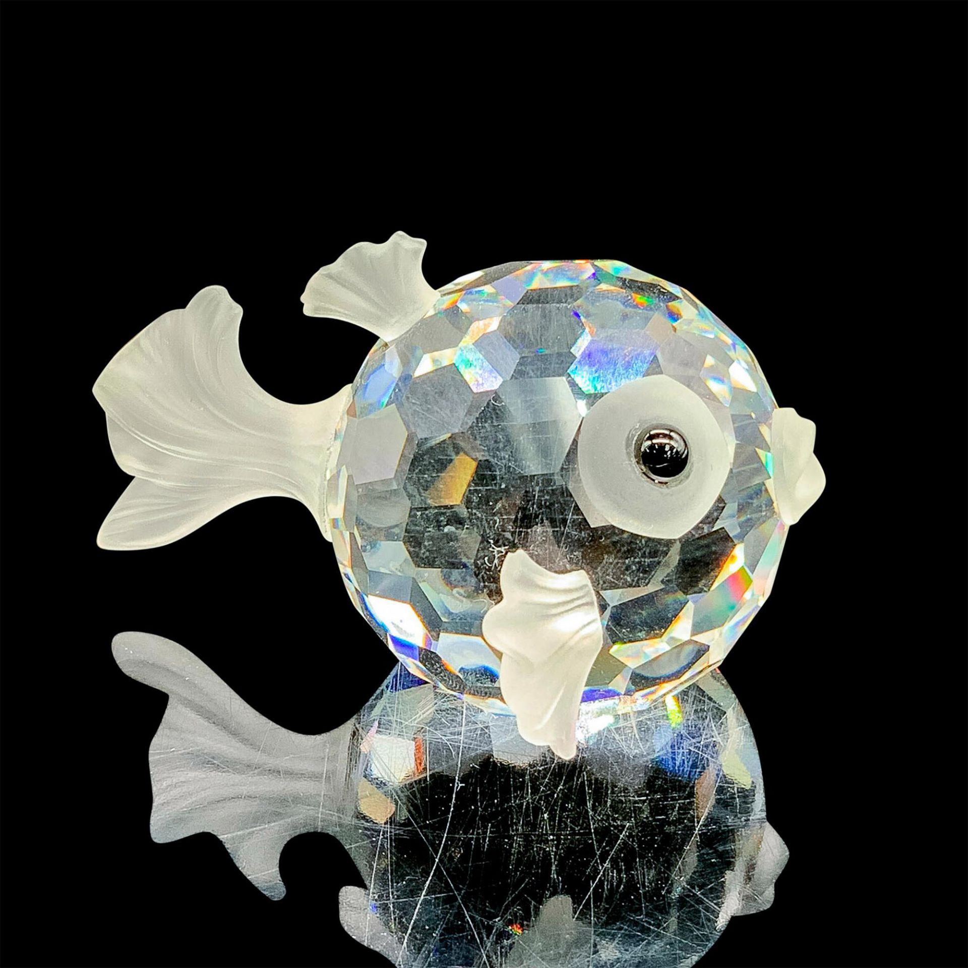 Swarovski Silver Crystal Figurine, Large Blowfish - Image 2 of 3