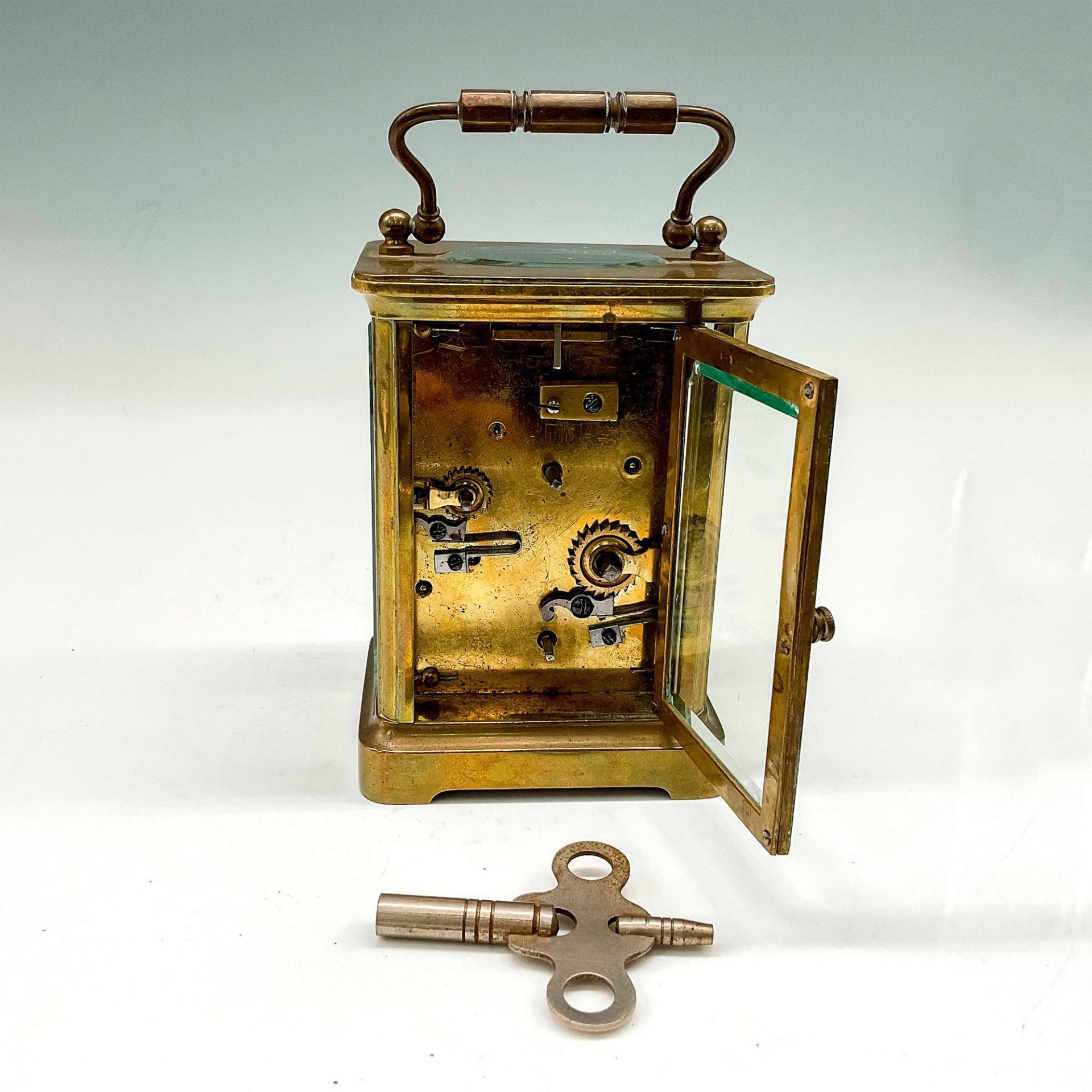 Vintage Brass Cased Carriage Clock - Image 3 of 3