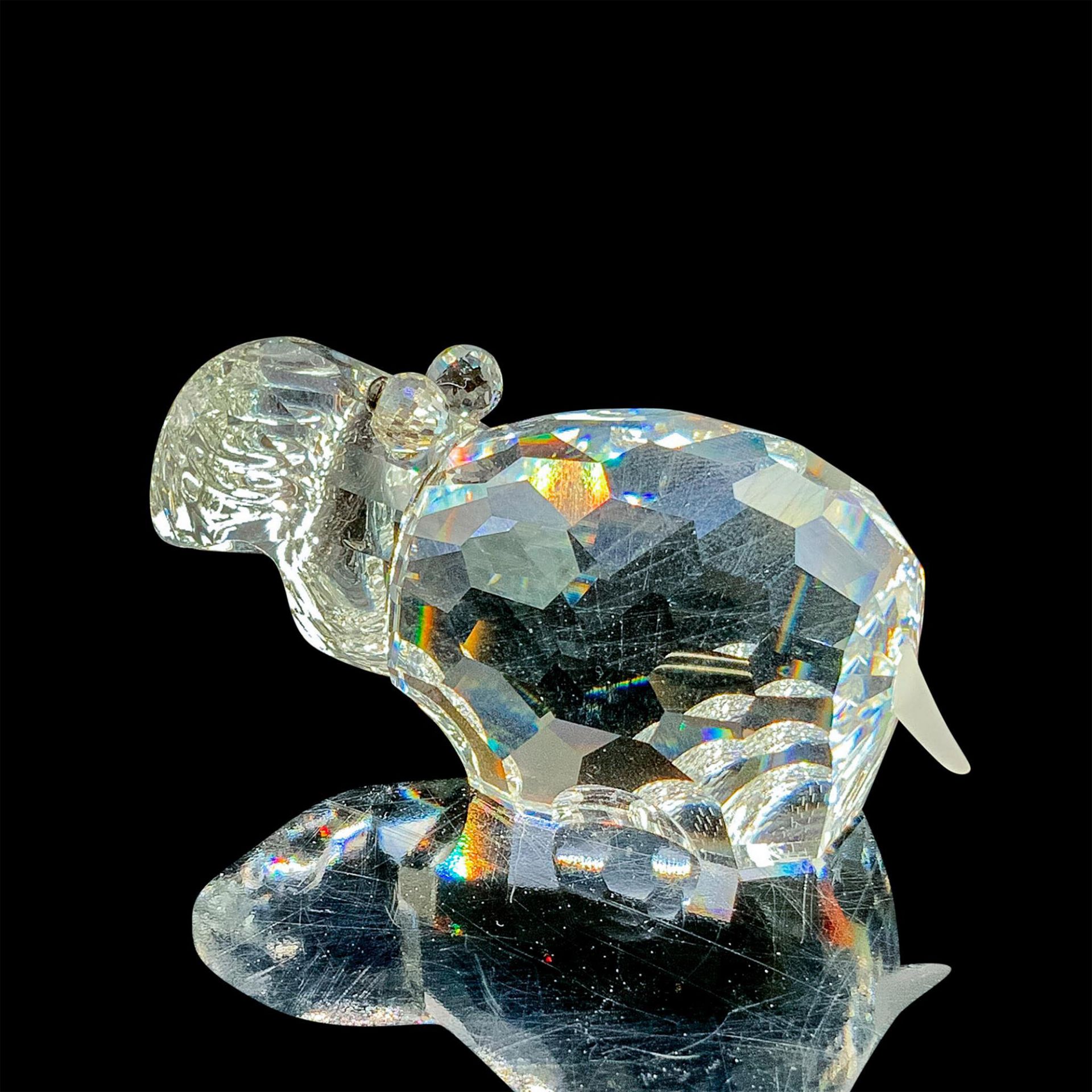 Swarovski Silver Crystal Figurine, Hippopotamus - Image 2 of 3