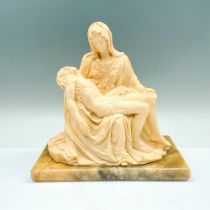Resin and Marble Figurine, Madonna della Pieta