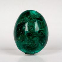 Malachite Egg Figurine