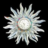 Swarovski Crystal Table Clock, Solaris