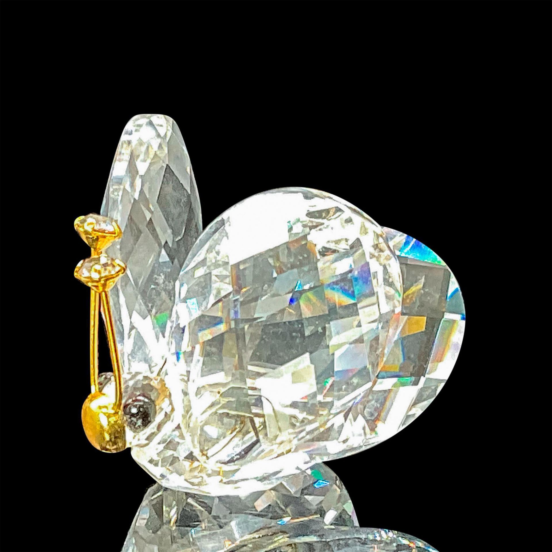 Swarovski Crystal Figurine Butterfly Mini with Gold Antenna - Image 2 of 3