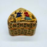 Turkish Carved Wooden Decorative Box