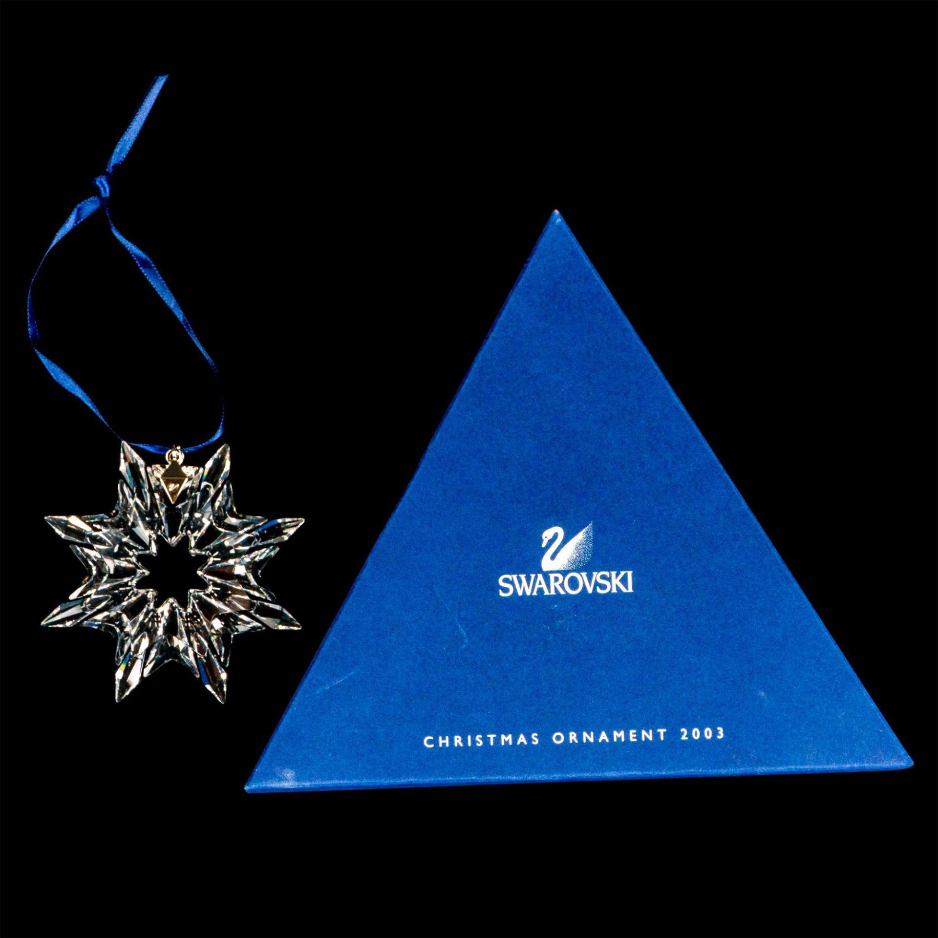 Swarovski Crystal Holiday Ornament 2003 - Image 2 of 2