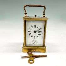 Antique Aiguilles French Brass Carriage Clock