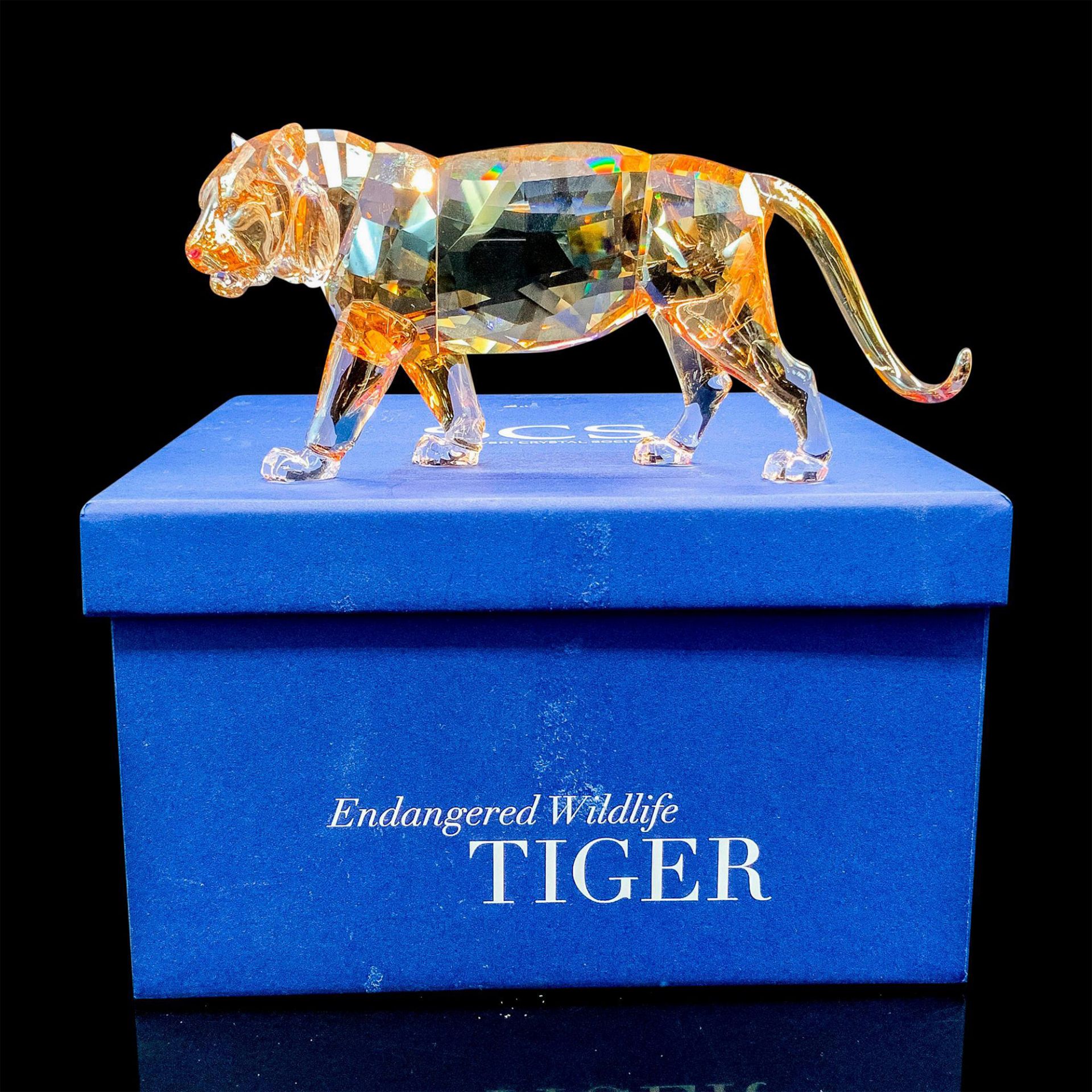 Swarovski Crystal Figurine, SCS Endangered Tiger - Image 3 of 3