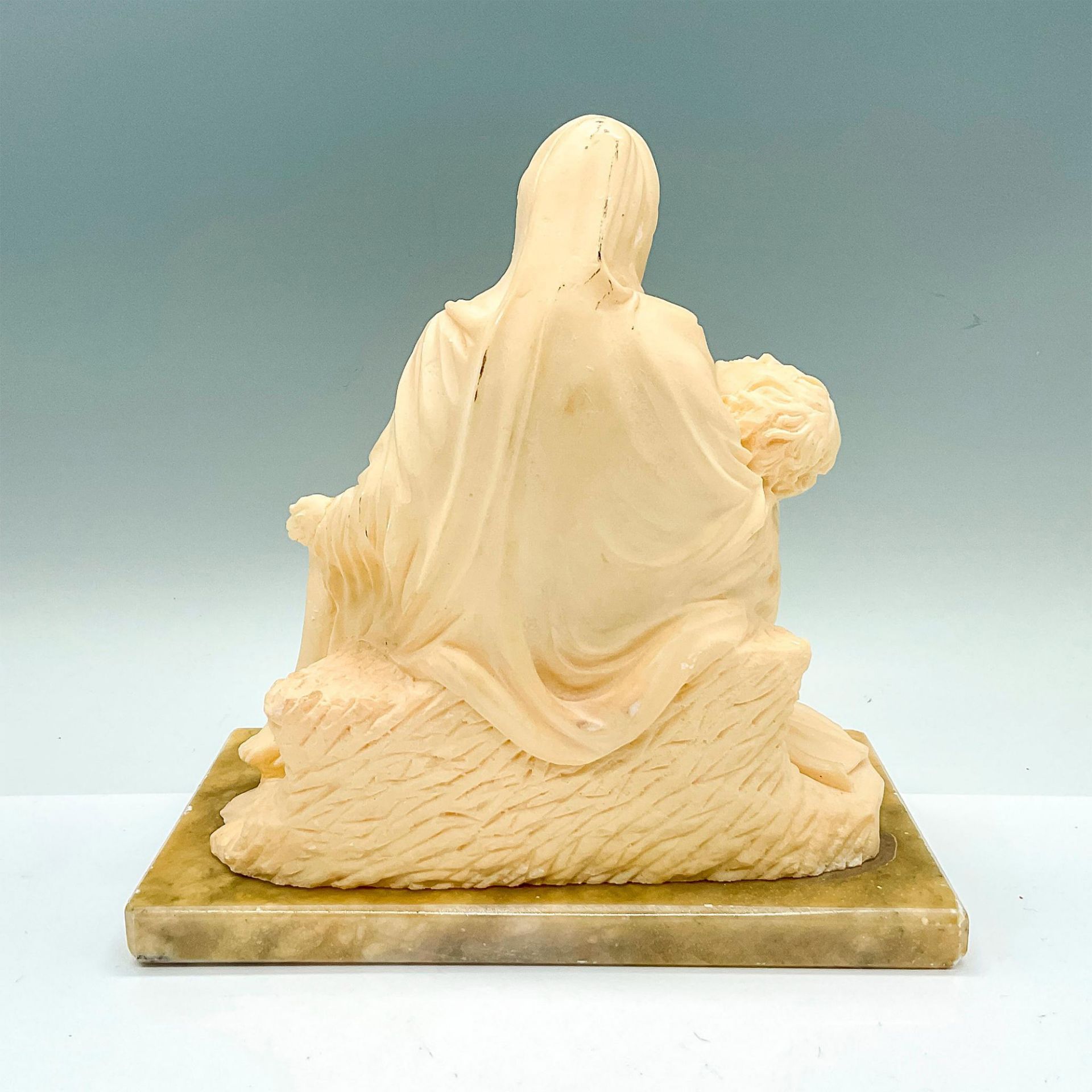 Resin and Marble Figurine, Madonna della Pieta - Image 2 of 4