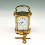 Duverdrey & Bloquel French Oval Brass Carriage Clock