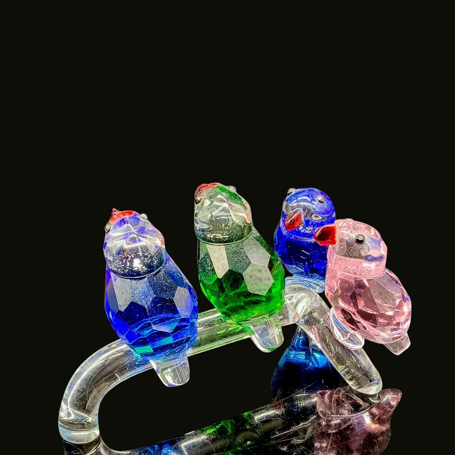 Adorable Colorful Glass Birds On a Branch Figurine - Bild 3 aus 4
