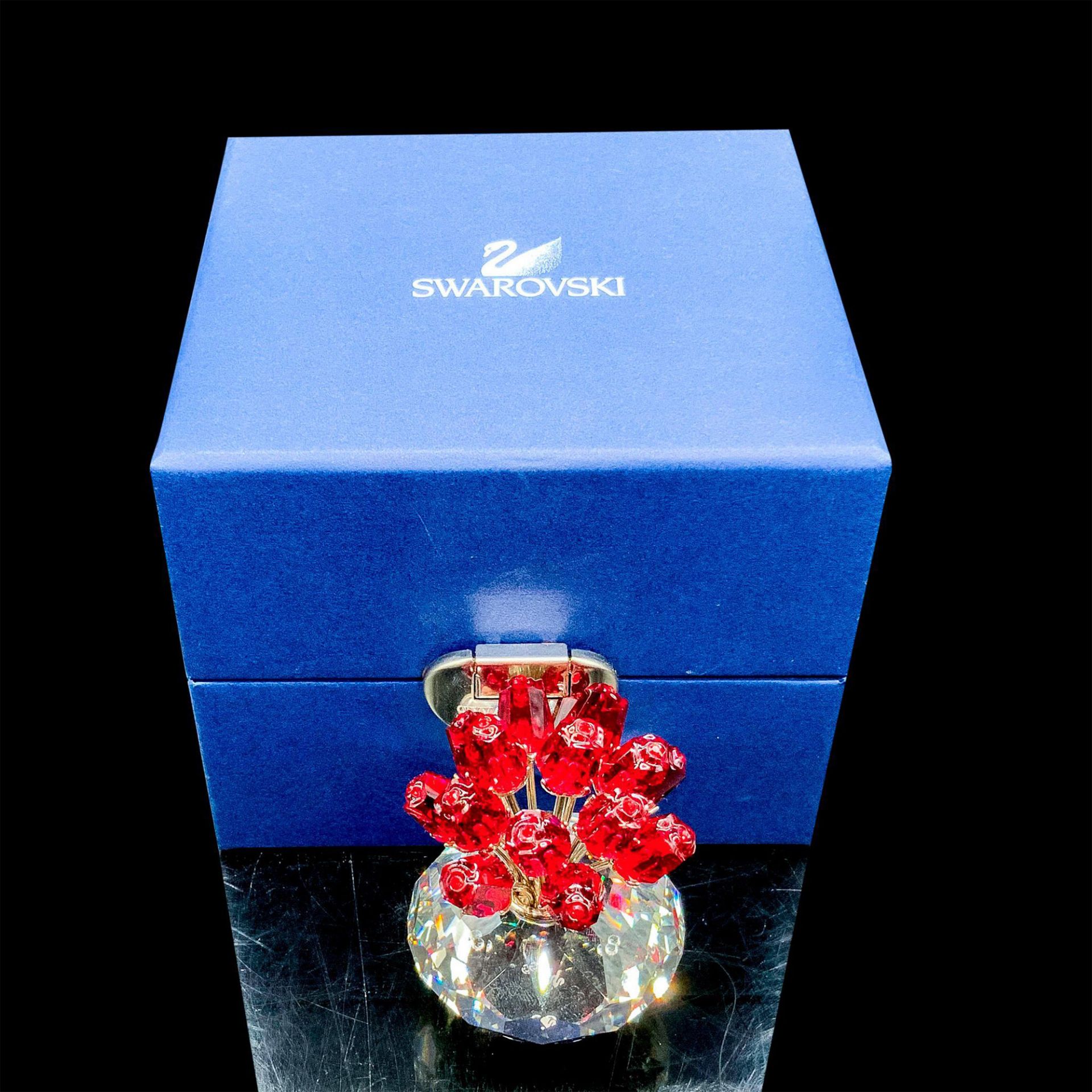 Swarovski Crystal Figurine, The Vase of Roses - Image 3 of 3