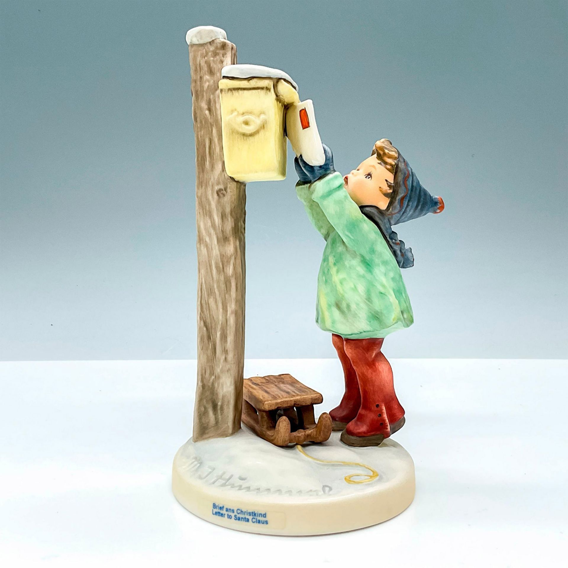 Goebel Hummel Porcelain Figurine, Letter to Santa Claus - Image 2 of 3