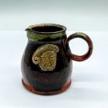 Vintage Oxshott Pottery Small Jug, Henry VII Hampton Court