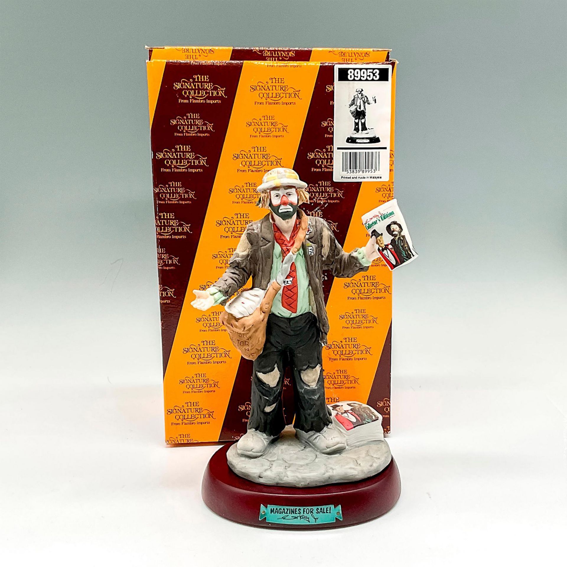 Flambro Imp. Figurine, Emmett Kelly, Jr. Magazines for Sale - Image 4 of 4