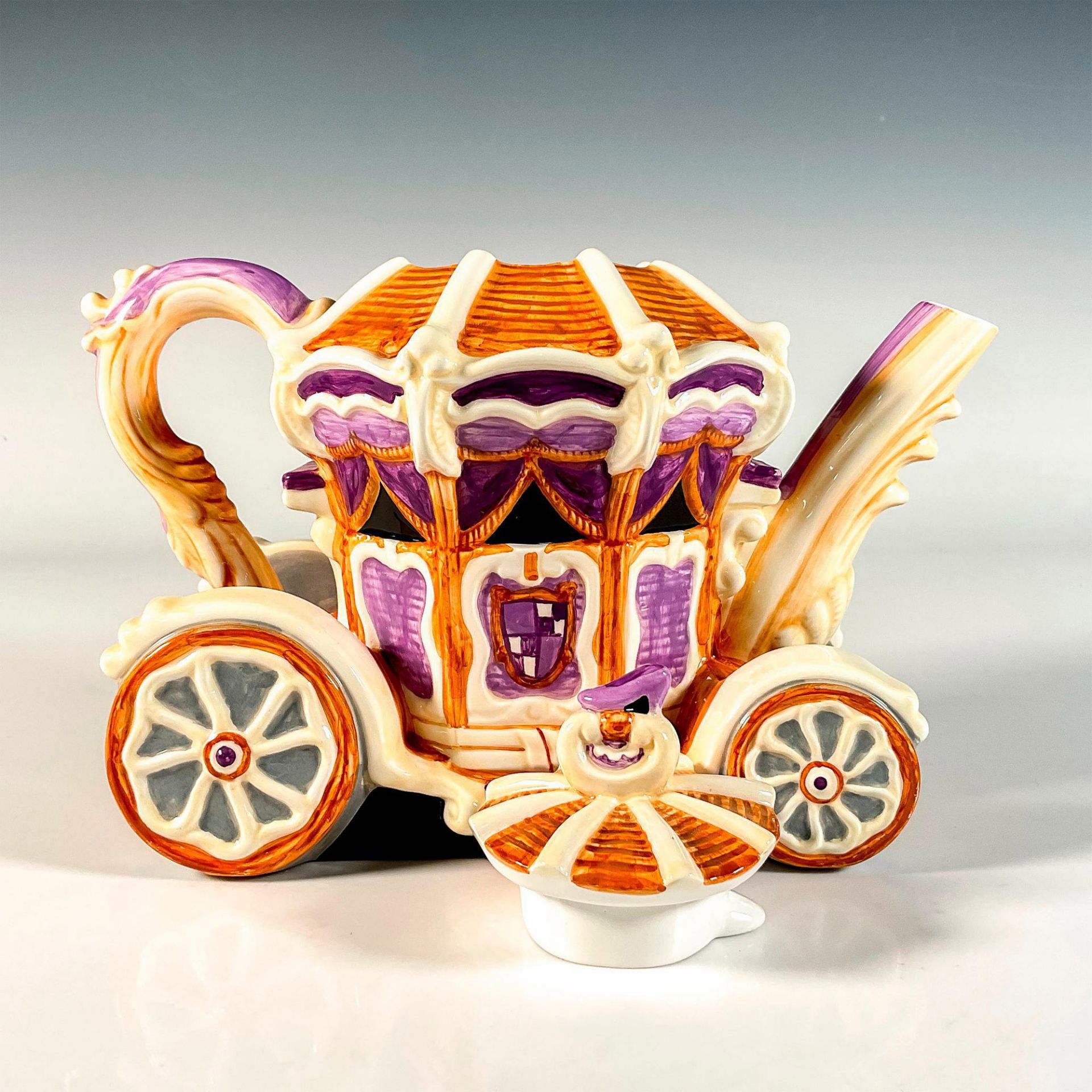 Department 56 Storybook Teapot, Cinderella Carriage - Bild 2 aus 4