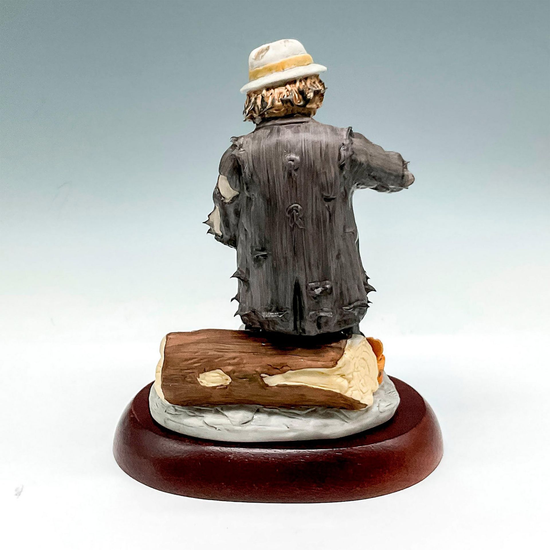 Flambro Imports Figurine, Emmett Kelly, Jr. Dining Out + Base - Image 2 of 3