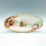 Alka Kunst Long Porcelain Bowl, Hand Painted with Seashells