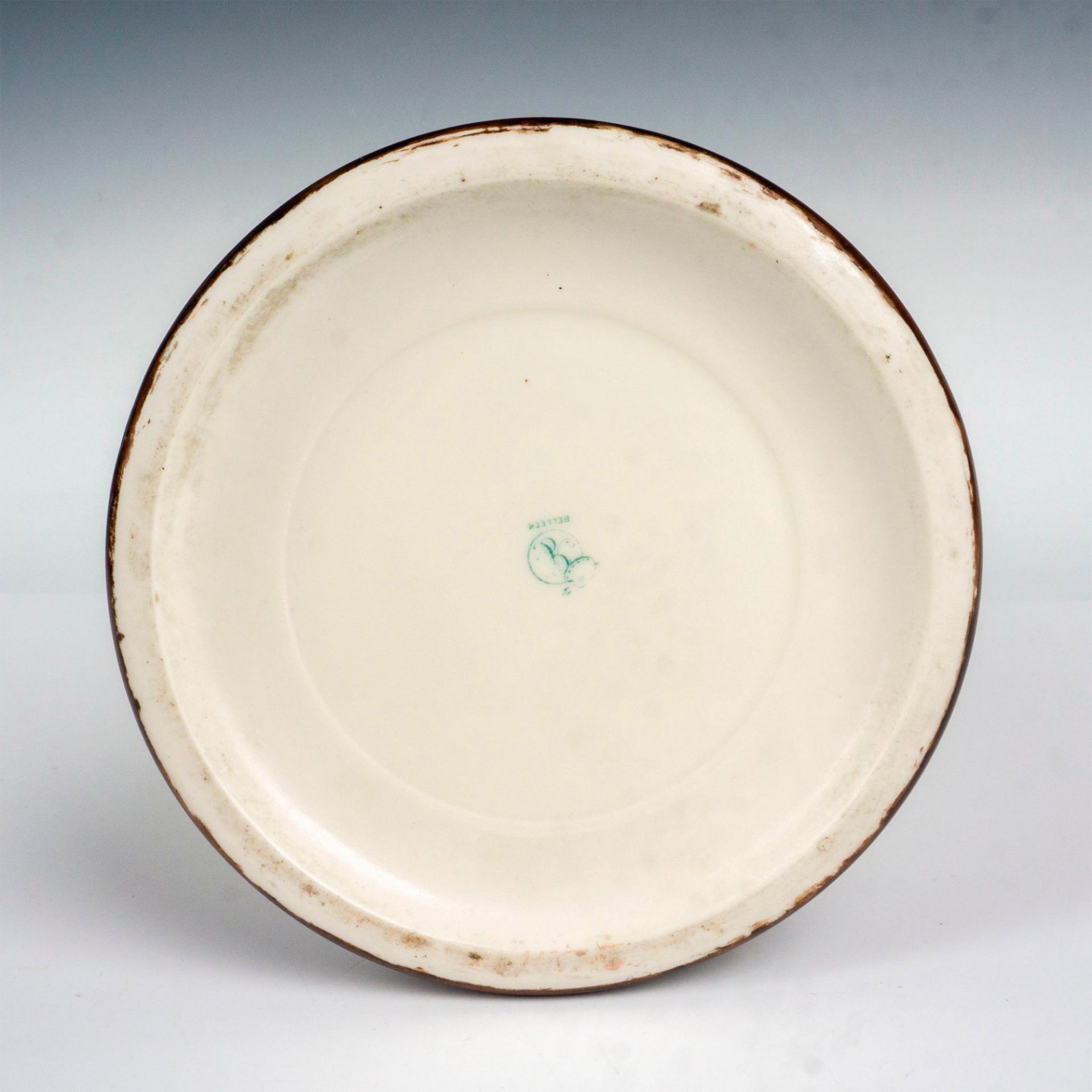 Large Belleek Porcelain Tankard Pitcher - Image 3 of 3