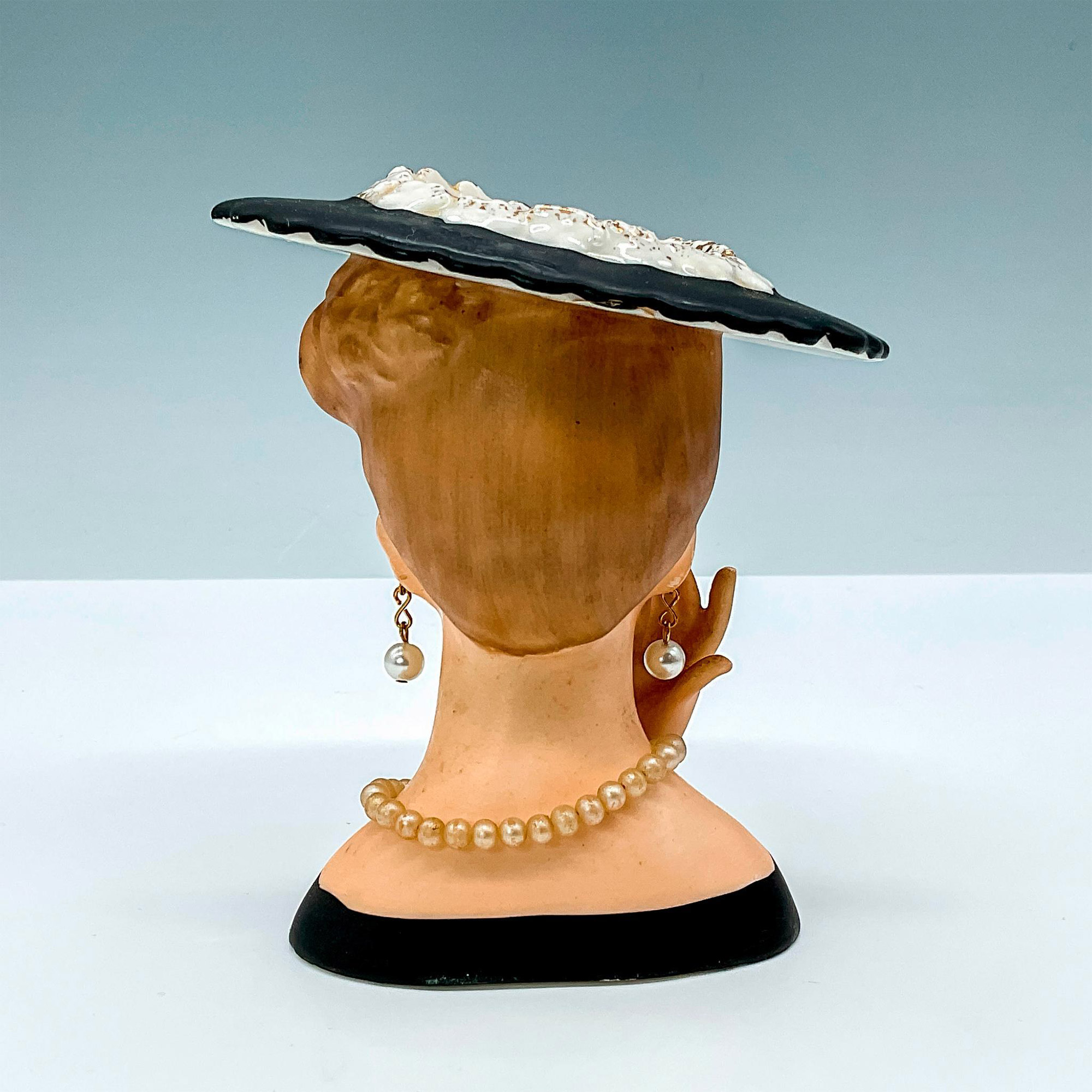 Vintage Napco Ceramic Lady's Head Vase C3343A - Image 2 of 3