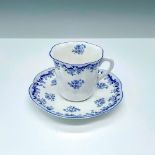 Shelley China Teacup and Saucer Set, Heavenly Blue 14075