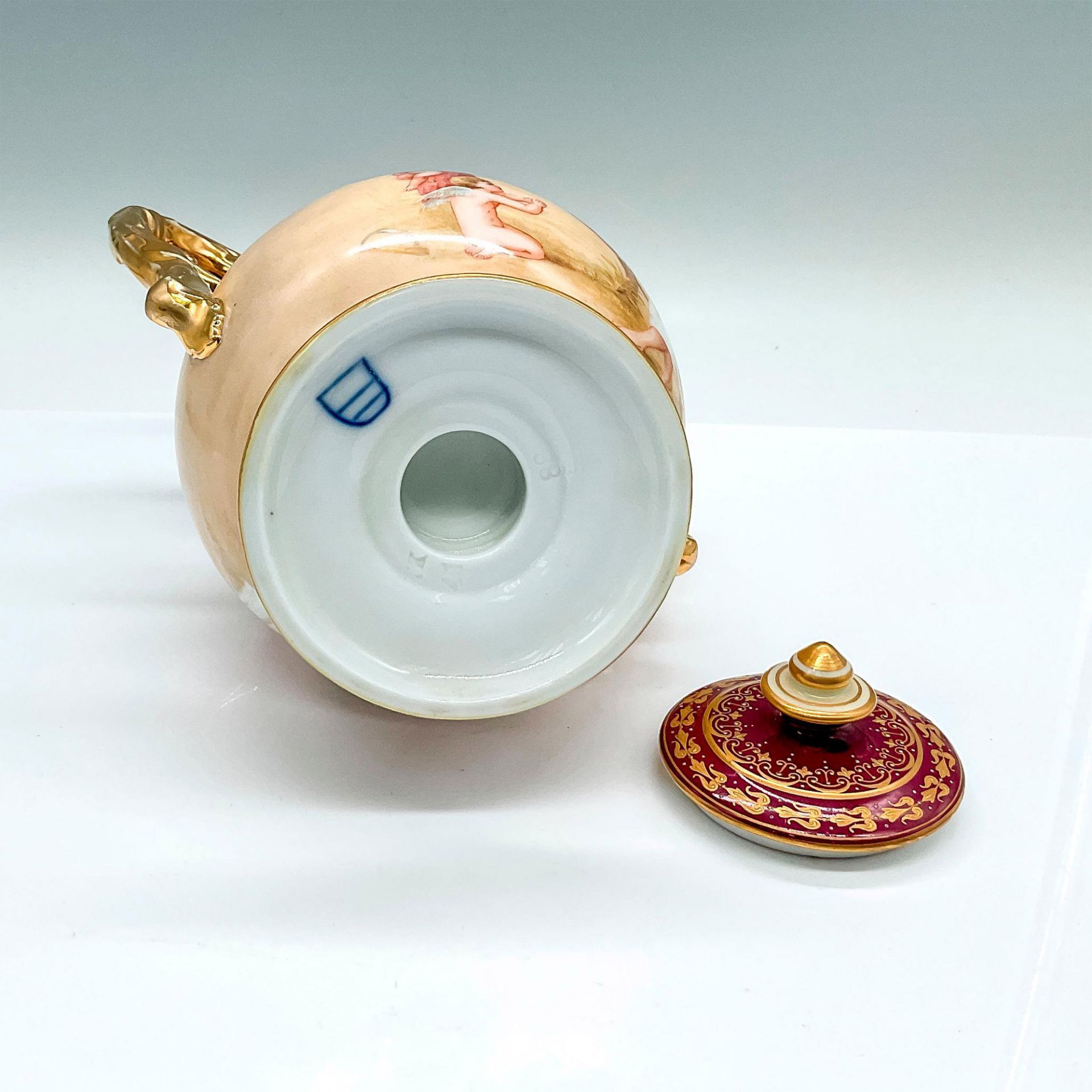 Royal Vienna Porcelain Covered Urn - Image 3 of 3