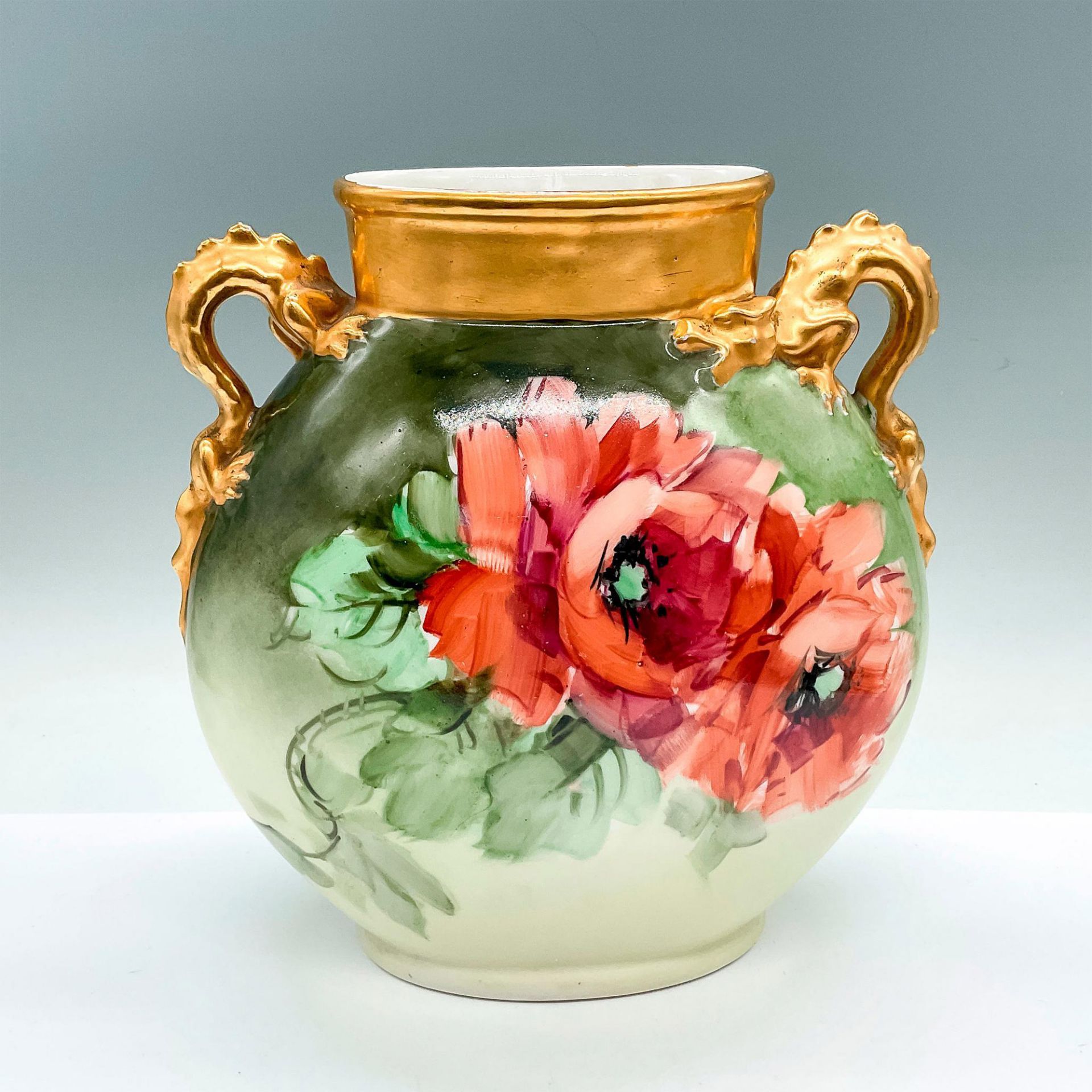 Jean Pouyat Limoges Porcelain Vase - Bild 2 aus 4