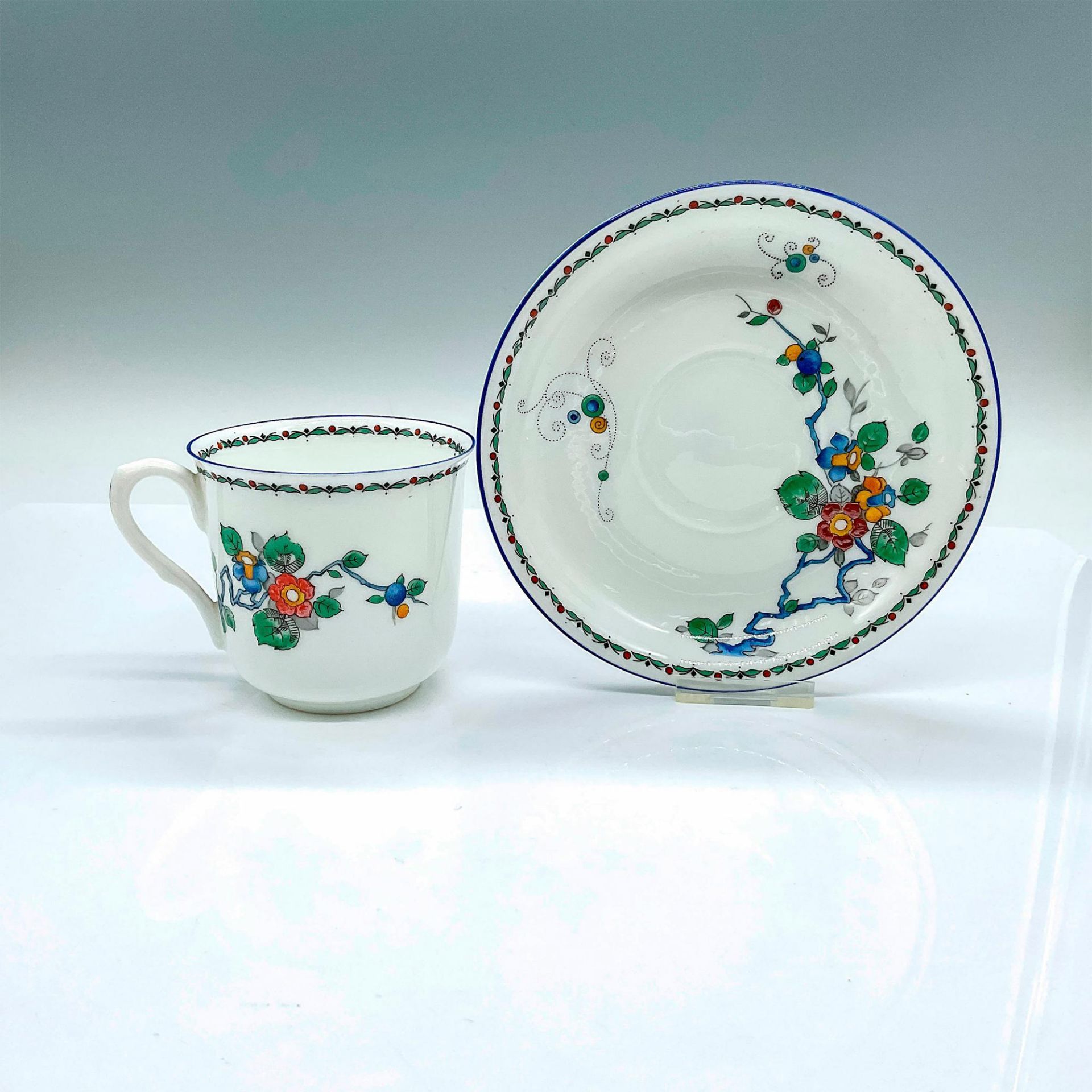 Shelley China Teacup and Saucer, Idalium - Image 2 of 3