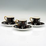 6pc Shelley Porcelain Espresso Cup and Saucer Set