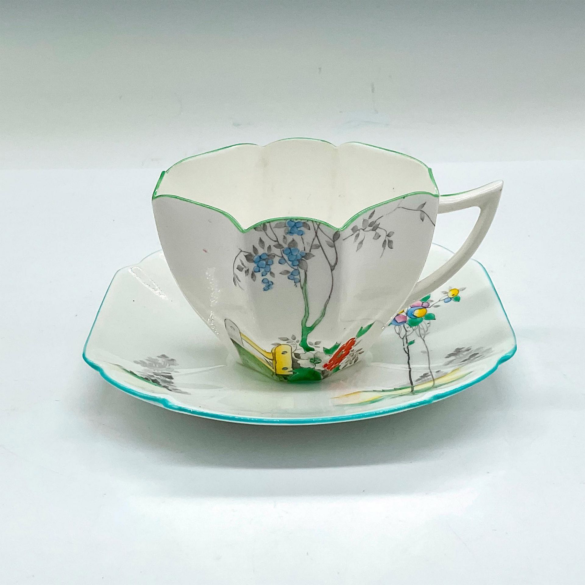 Shelley China Teacup and Saucer Set