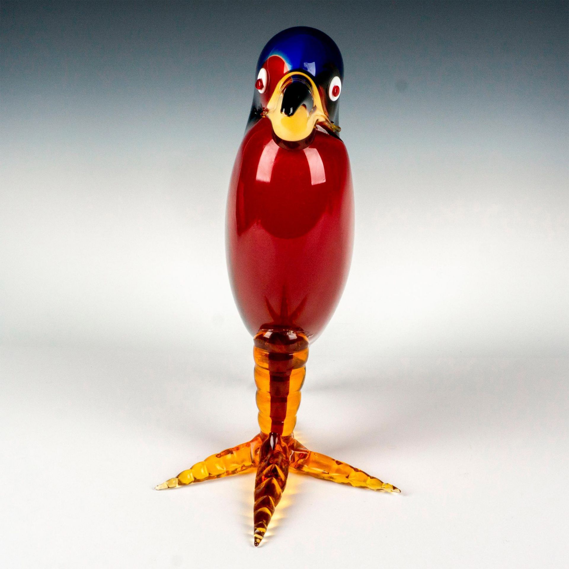 Murano Art Glass Bird Sculpture - Image 2 of 4
