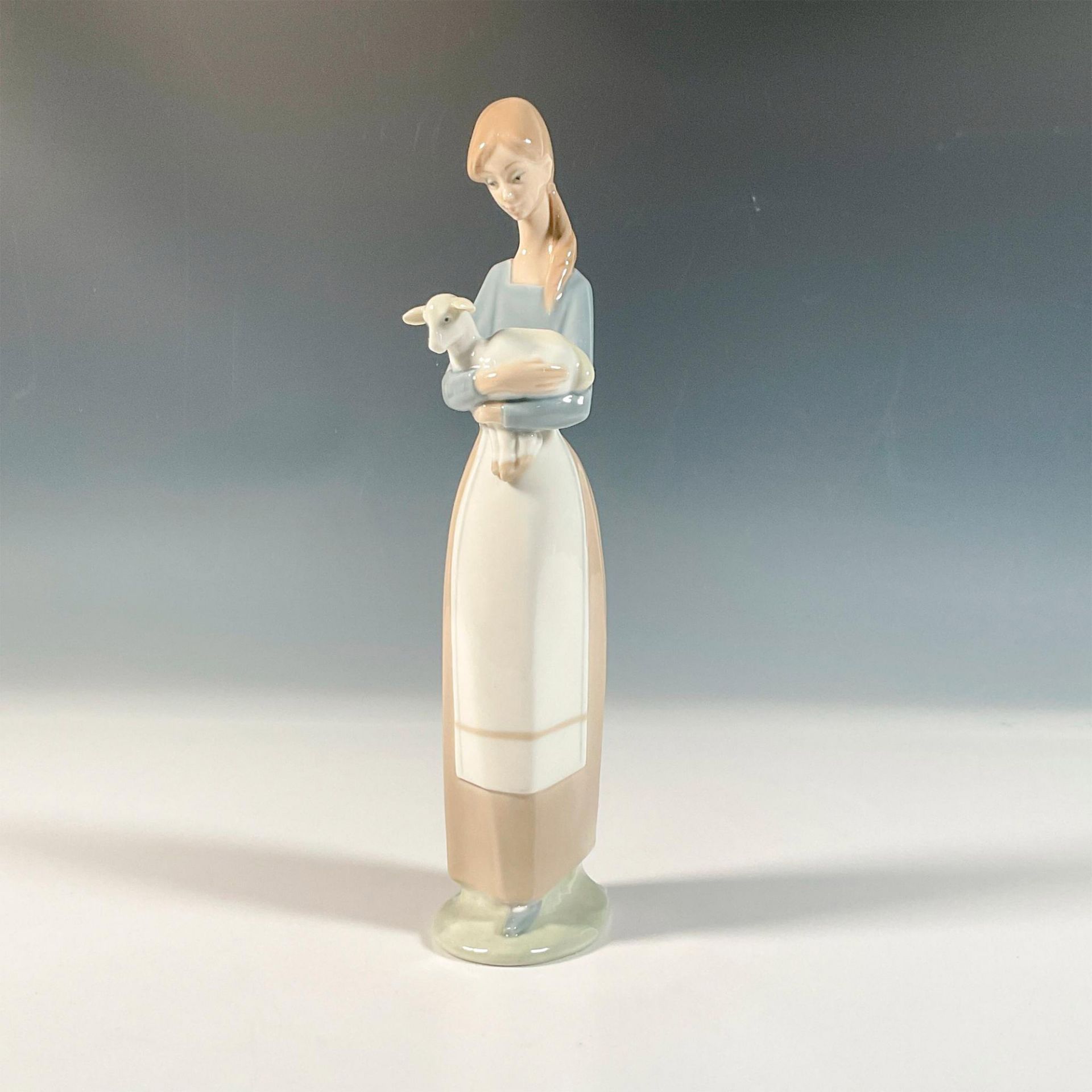 Girl With Lamb 1004505 - Lladro Porcelain Figurine - Bild 2 aus 5