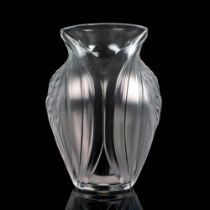 Lalique Crystal Vase, Pavie