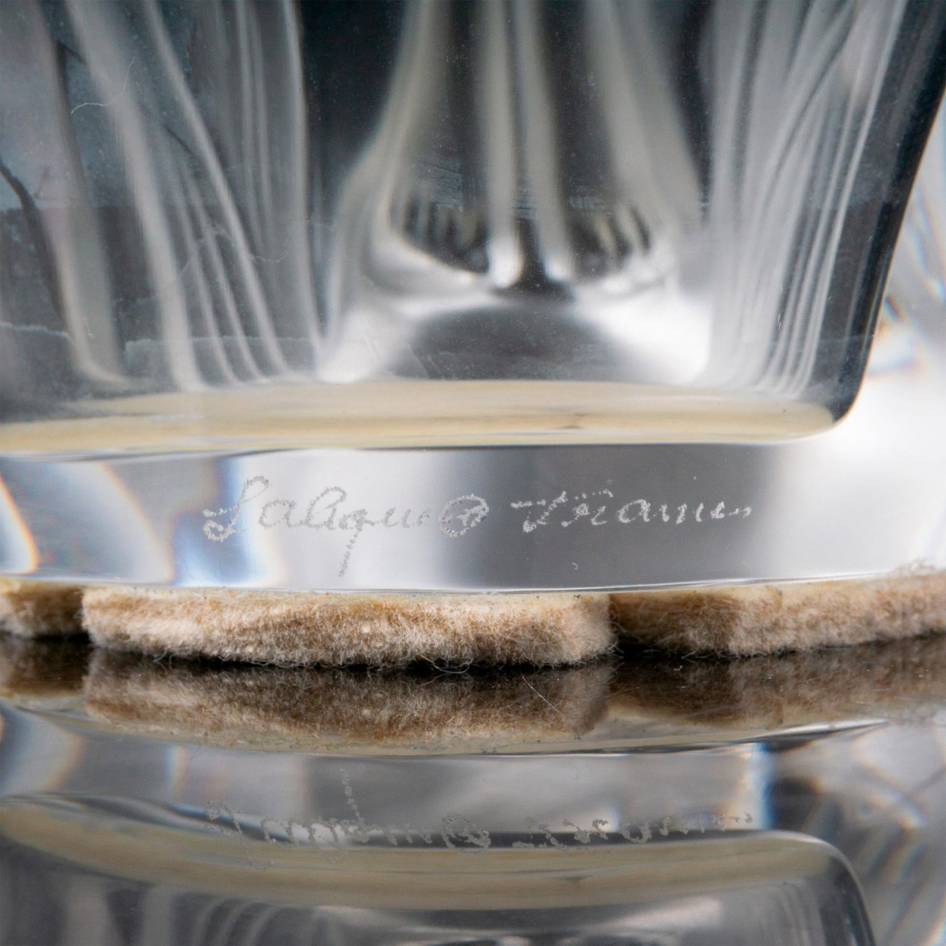 Marie-Claude Lalique Crystal Vase, Eroica - Image 4 of 5