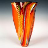 Rare Murano Glass Massimiliano Schiavon Vase, Signed