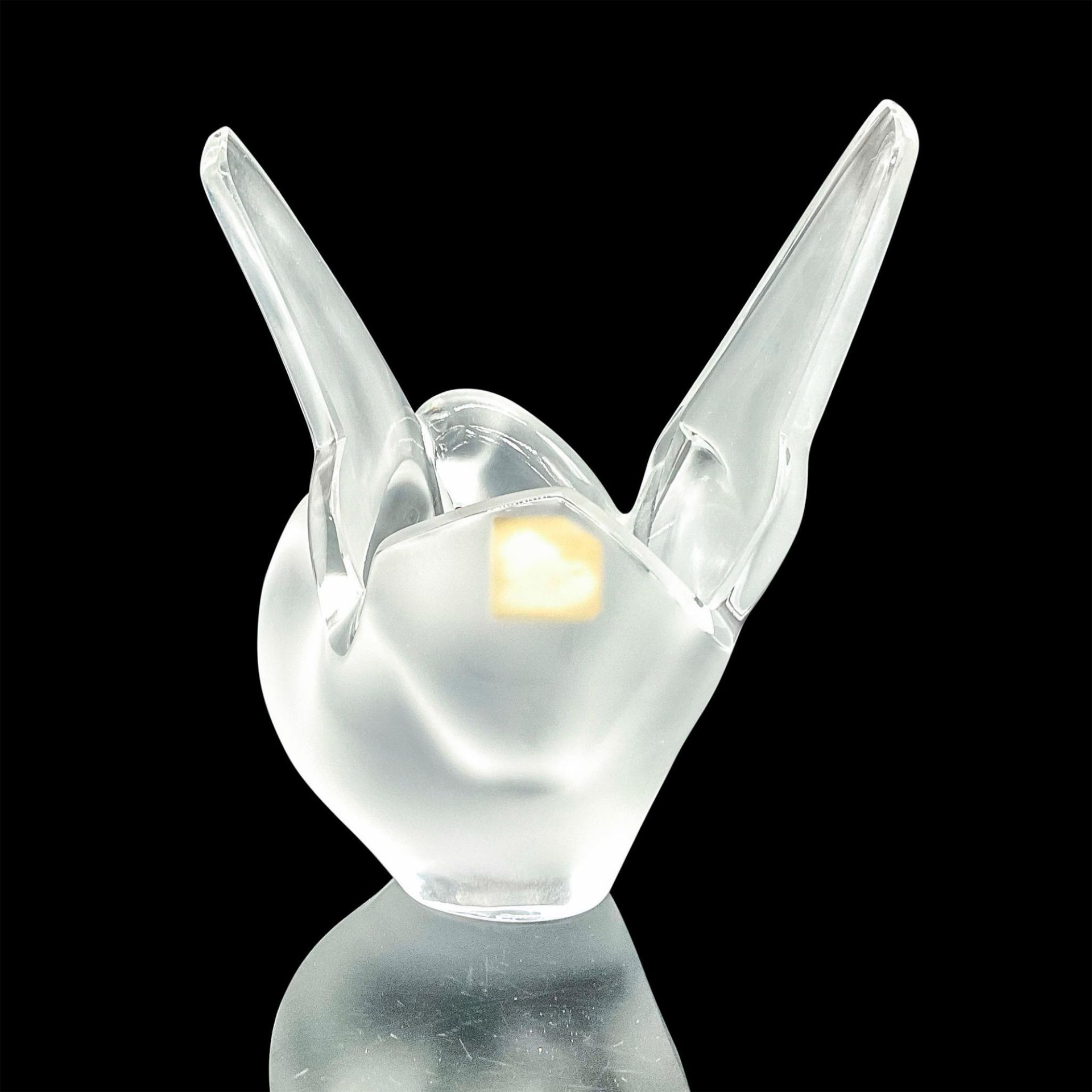 Lalique Crystal Sylvie Dove Vase - Bild 2 aus 4