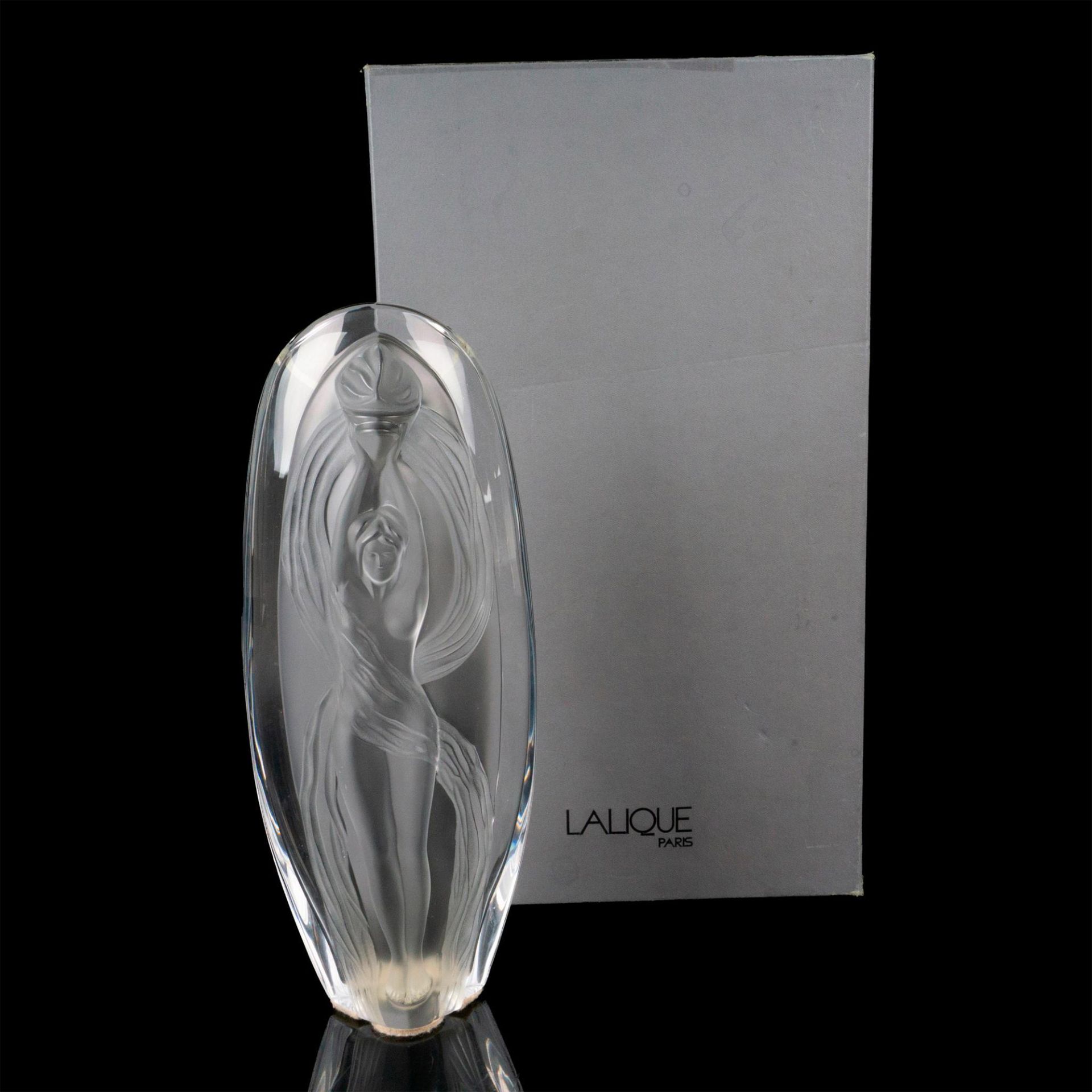 Marie-Claude Lalique Crystal Vase, Eroica - Image 5 of 5