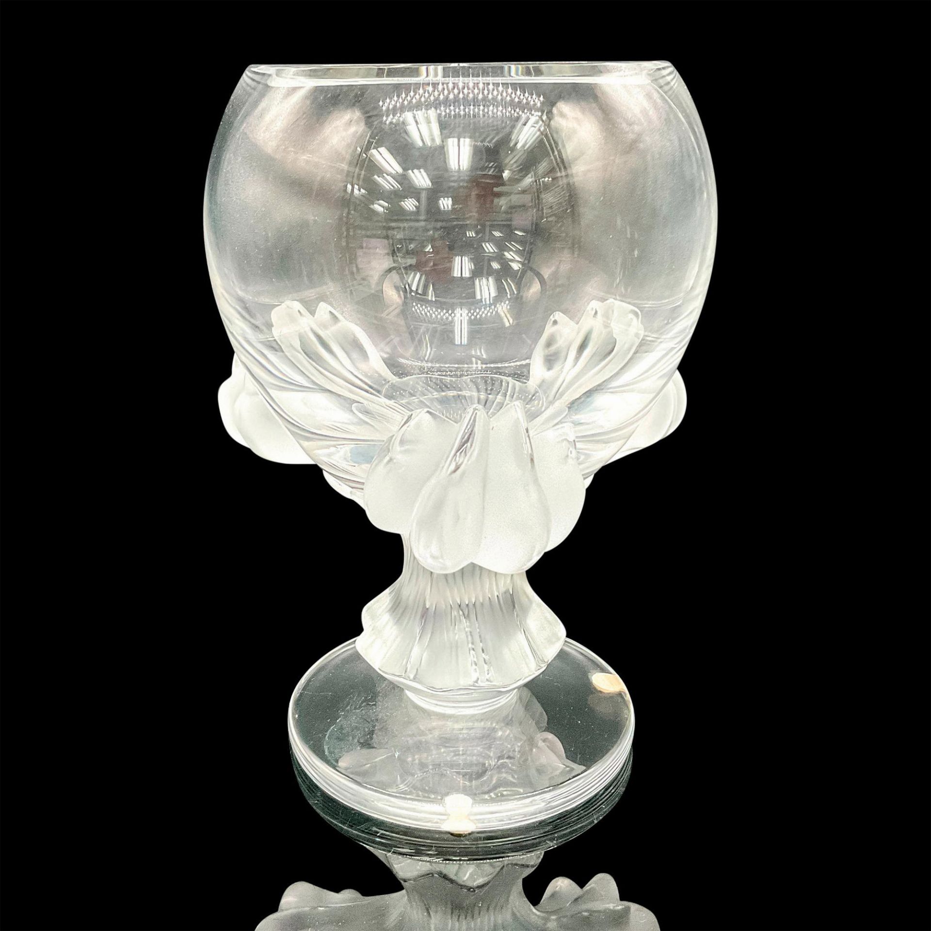 Lalique Crystal Vase, Bagheera Claw - Image 2 of 3