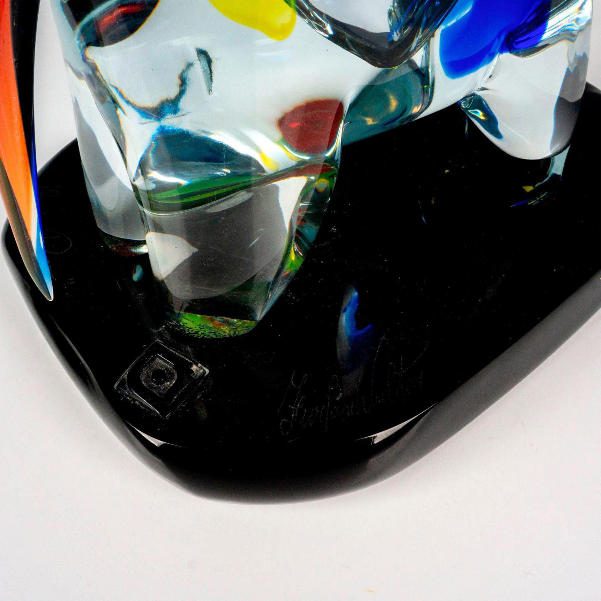 Murano Glass by Walter Furlan Sculpture, Toretto Signed - Image 6 of 8