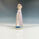 Girl With Toy Wagon 1005044 - Lladro Porcelain Figurine