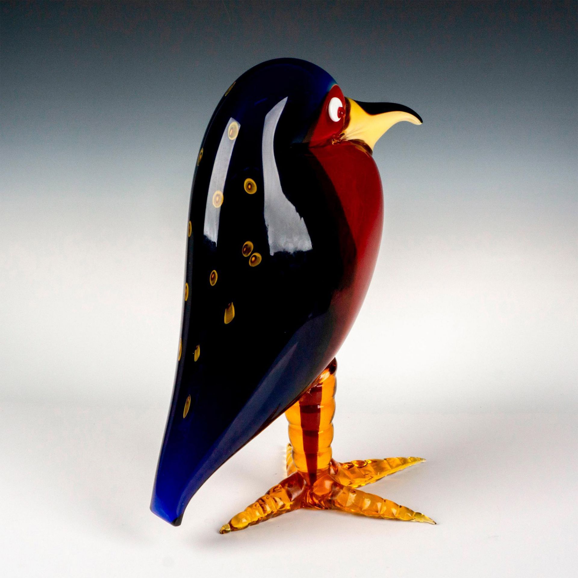 Murano Art Glass Bird Sculpture - Image 3 of 4