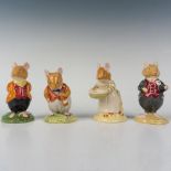 4pc Royal Doulton Brambly Hedge Figurines