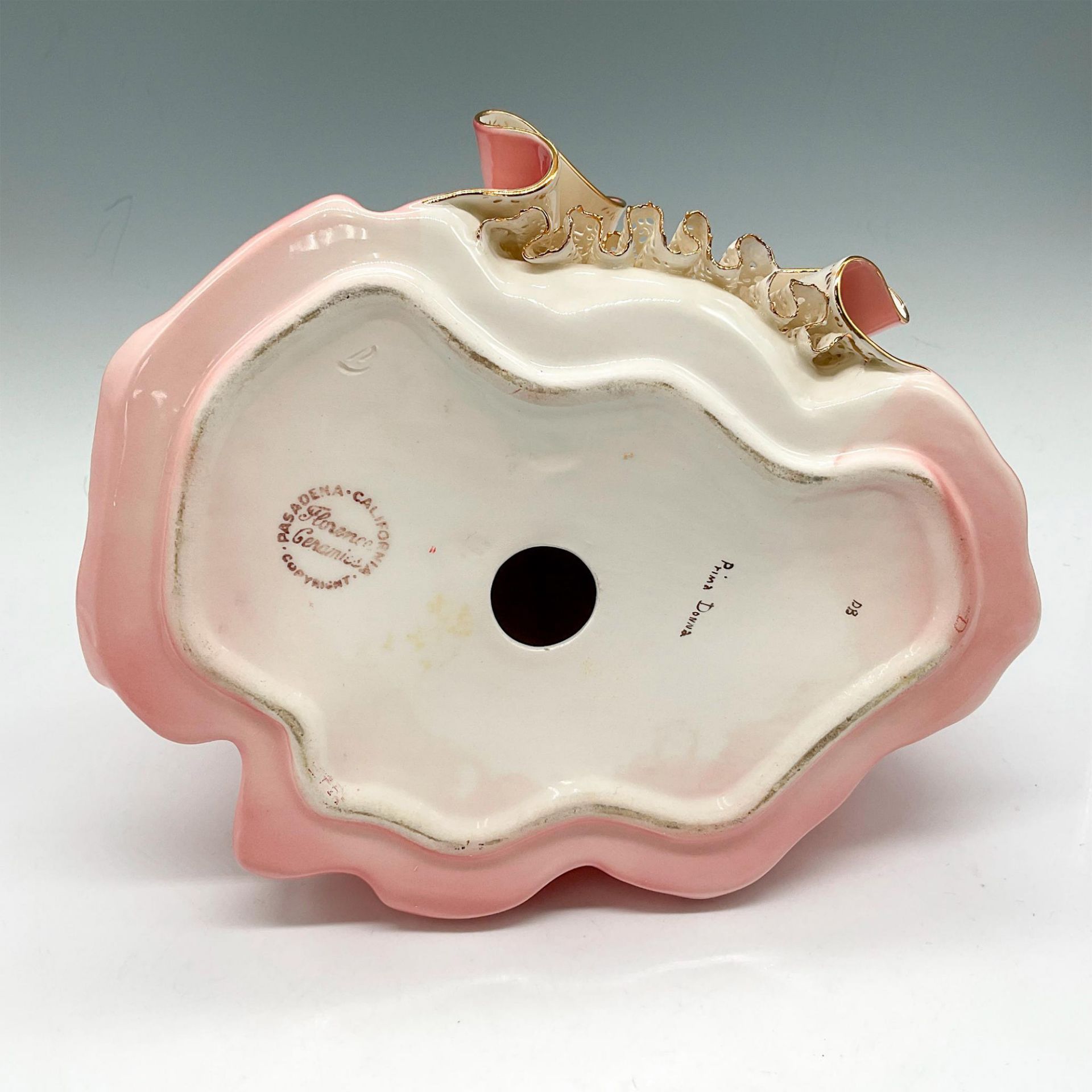 Vintage Florence Ceramics Porcelain Figurine, Prima Donna - Image 4 of 4