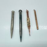 4pc Vintage Mechanical Pencil Pocket Companions