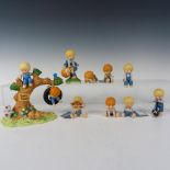 9pc Enesco Country Cousins Figurines