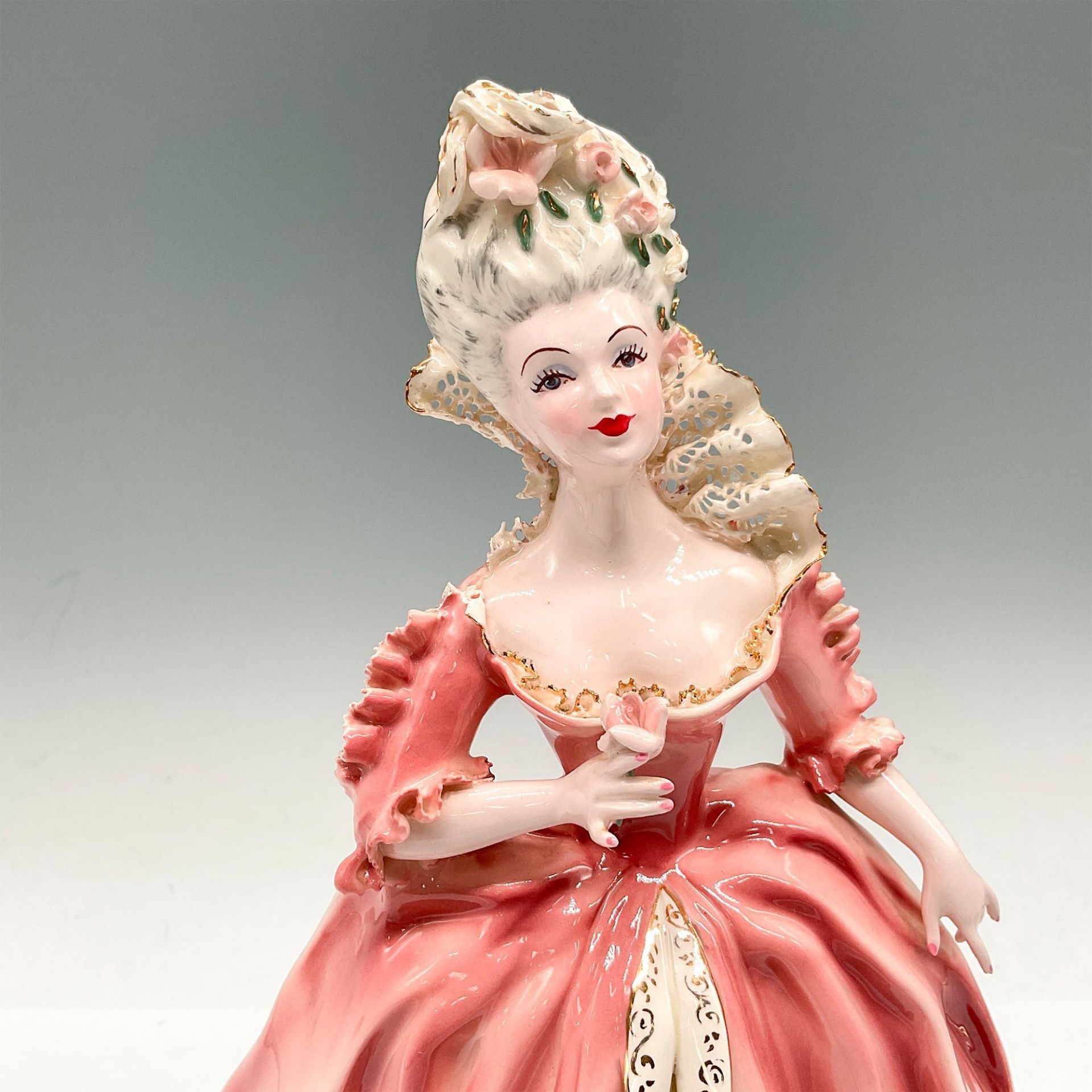 Vintage Florence Ceramics Porcelain Figurine, Prima Donna - Bild 3 aus 4