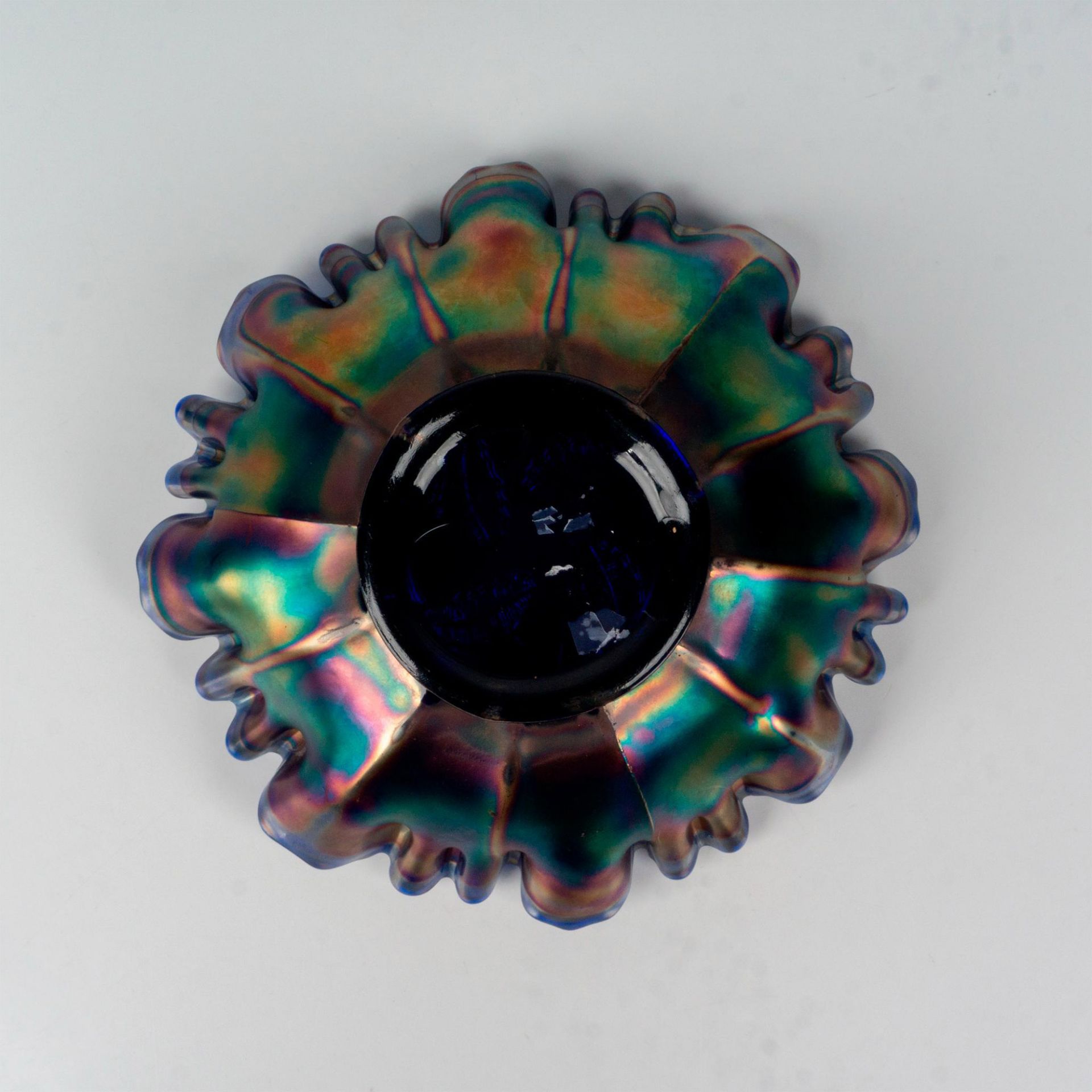 Mid Century Carnival Glass Bowl - Image 3 of 3