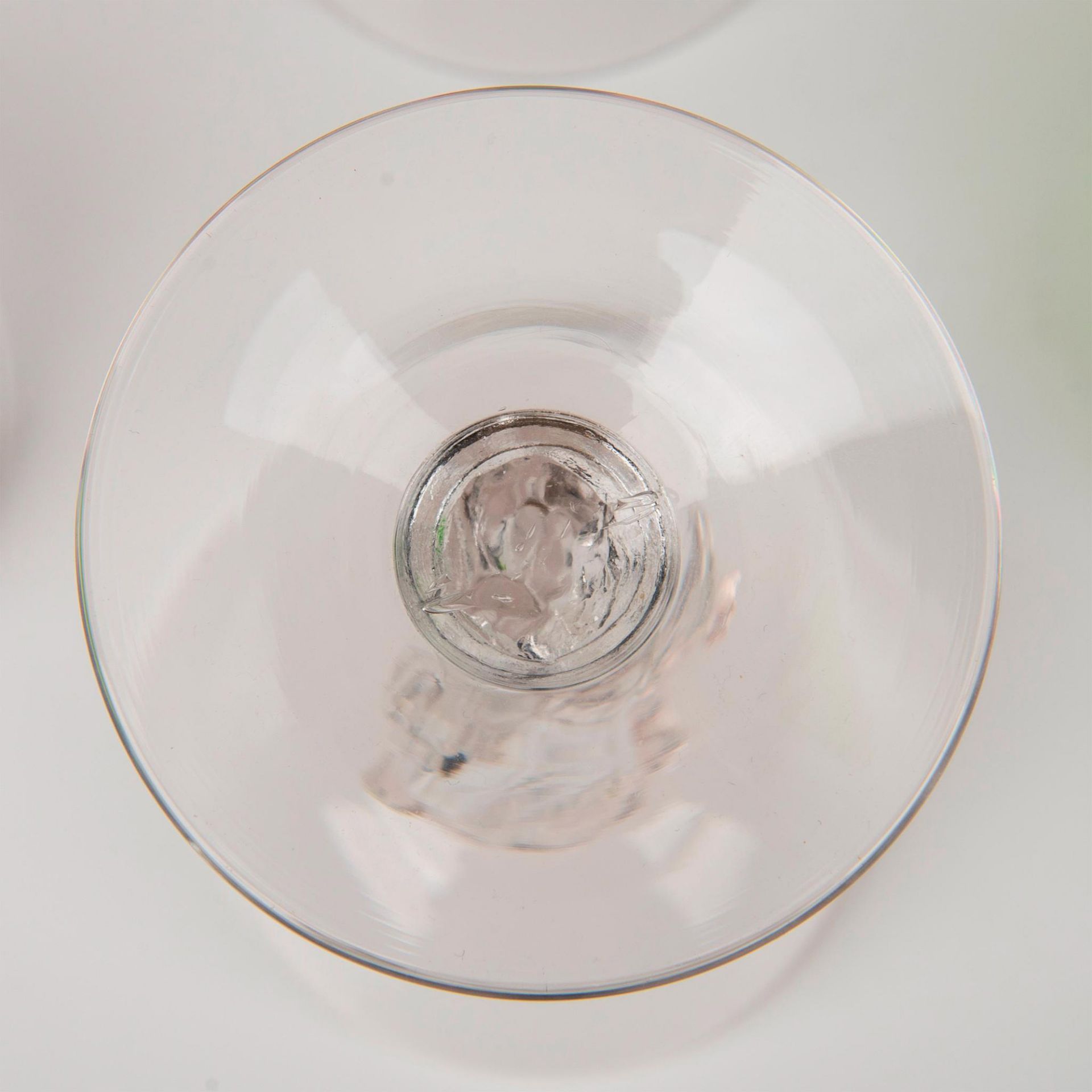 7pc Cambridge Crystal Liquor Cocktail Glasses, Nude Stem - Image 5 of 5